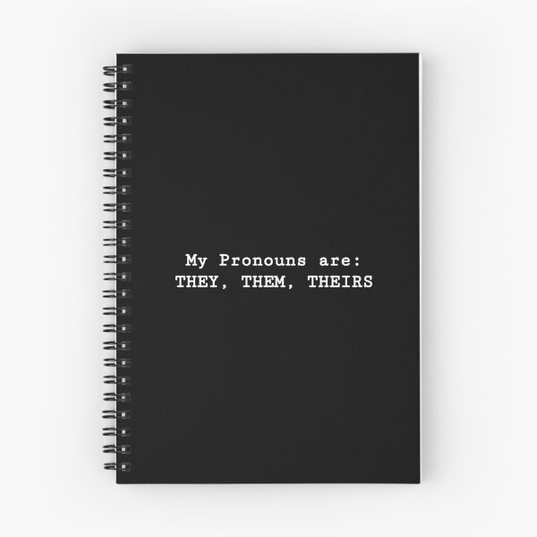 Item preview, Pronouns Text Post - THEY, THEM, THEIRS designed and sold by thesassypanda.