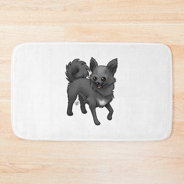 Item preview, Dog - Long-haired Chihuahua - Black designed and sold by Jennifer Stolzer.
