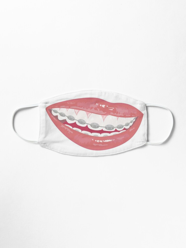 Braces Mask By Pipsta Redbubble - roblox face braces