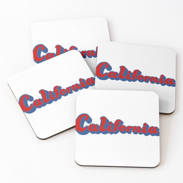 Item preview, California 70s font (red and blue) designed and sold by cierrachavez.