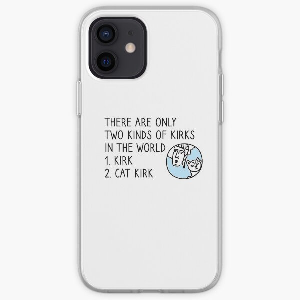 Kirk and Cat Kirk iPhone Soft Case