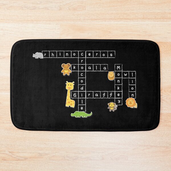 Item preview, Animal Crossword Funny Crossword design for animals lovers designed and sold by Hafashop.