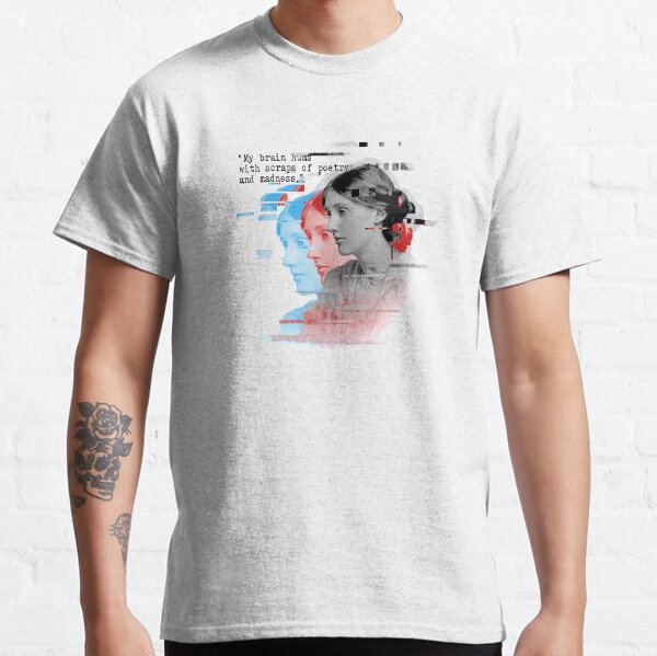 Virginia Woolf portrait and quote Classic T-Shirt