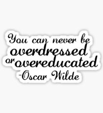 Oscar Wilde Sticker