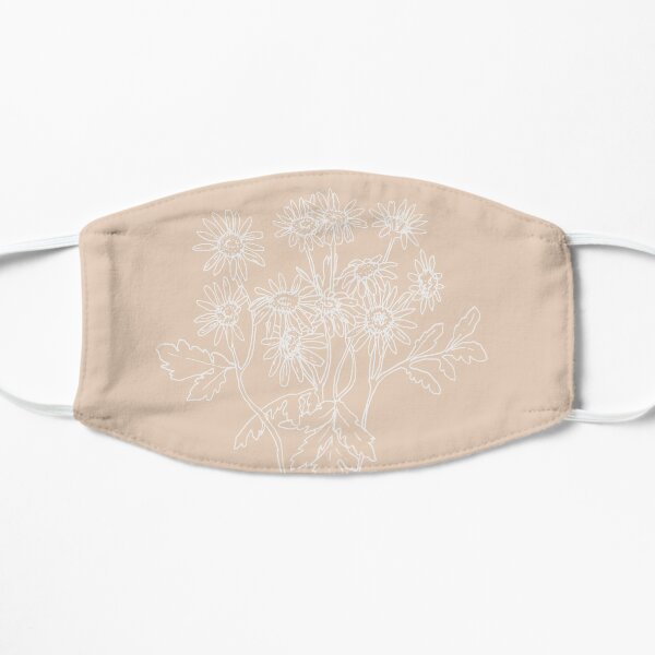Daisy April Birth Flower in Pink Mask