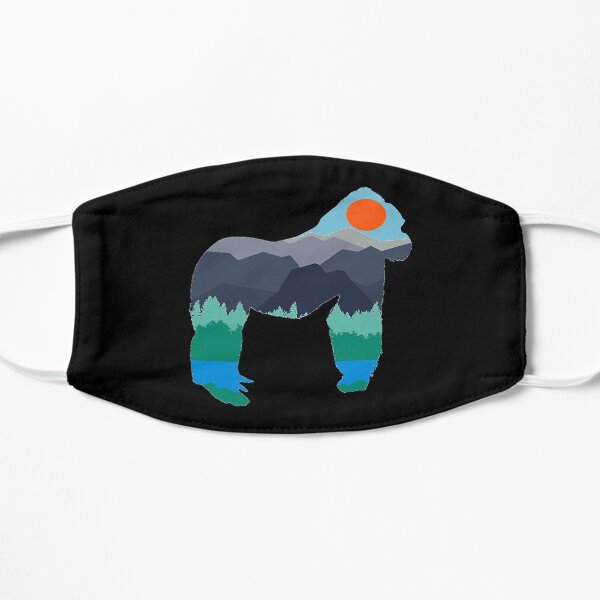 Gorilla Days Flat Mask