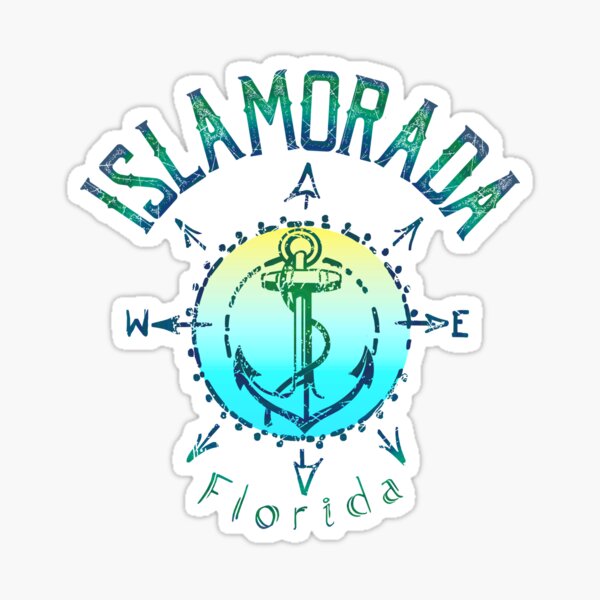Item preview, Islamorada Florida, Wind Rose, Compass Rose, Nautical Sailing Gift, Isla Morada designed and sold by ArtByBollwitt.