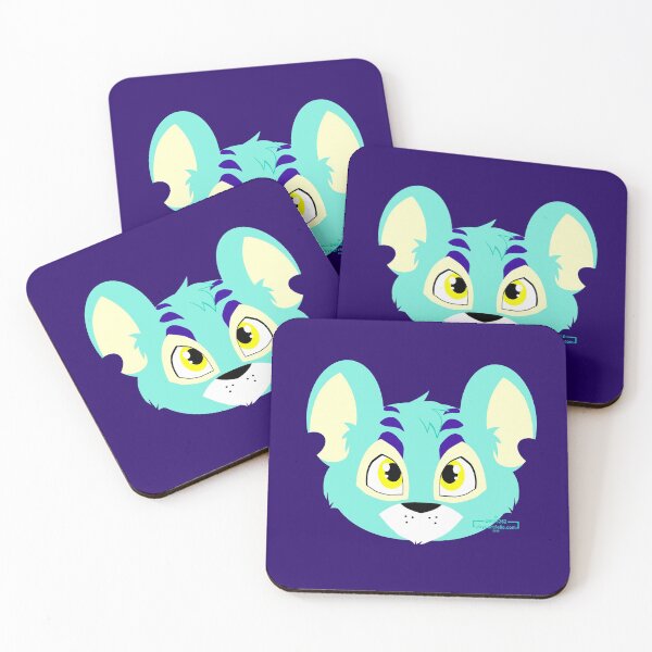 Item preview, Minimal Kougra (Blue) designed and sold by DeRukoandCO.