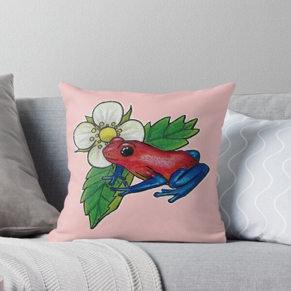 Item preview, Strawberry Dart Frog with Strawberry Flower designed and sold by Minibeasts.