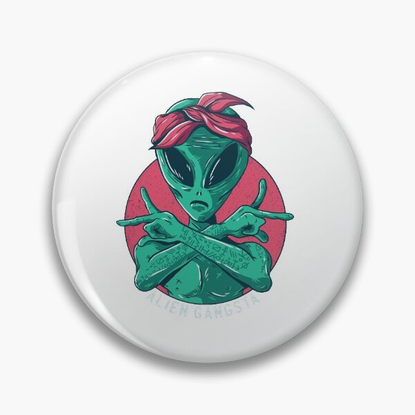 Item preview, Alien Gangsta Tupac designed and sold by bigfootsociety.