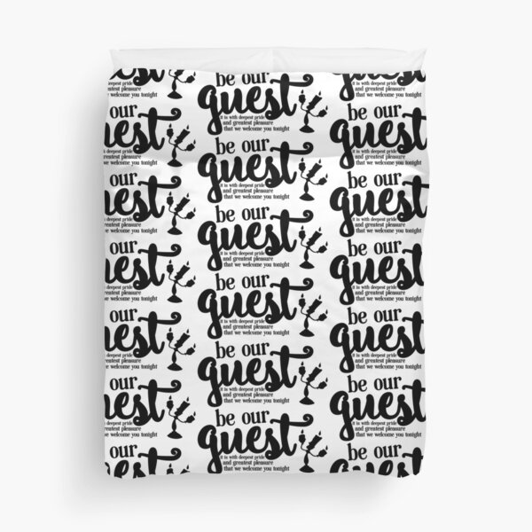 Be Our Guest Duvet Covers Redbubble