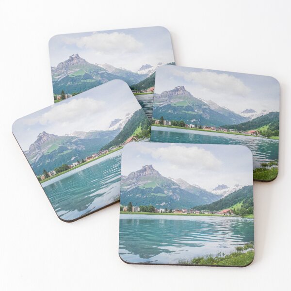 Item preview, Blue Mountains and Lake | Europe Switzerland Nature Landscape Photography designed and sold by Jessica Liang Photography.