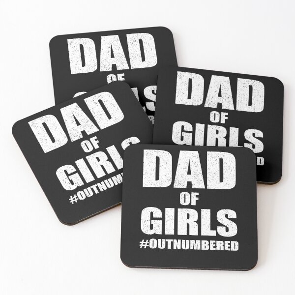 Item preview, Dad of Girls Outnumbered Father's Day Gift from Daughters designed and sold by Mfk Clothes.