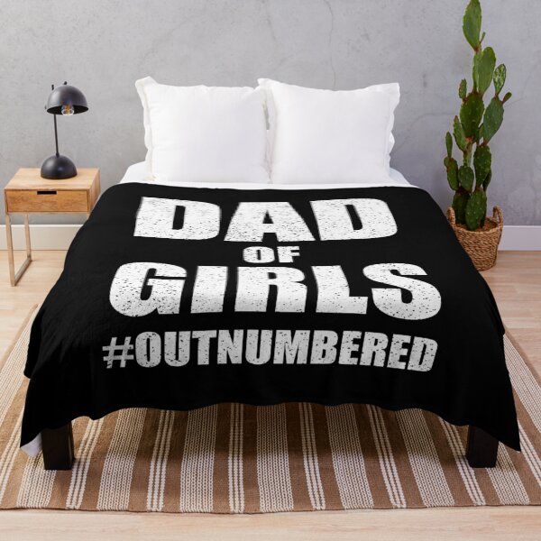 Item preview, Dad of Girls Outnumbered Father's Day Gift from Daughters designed and sold by Mfk Clothes.