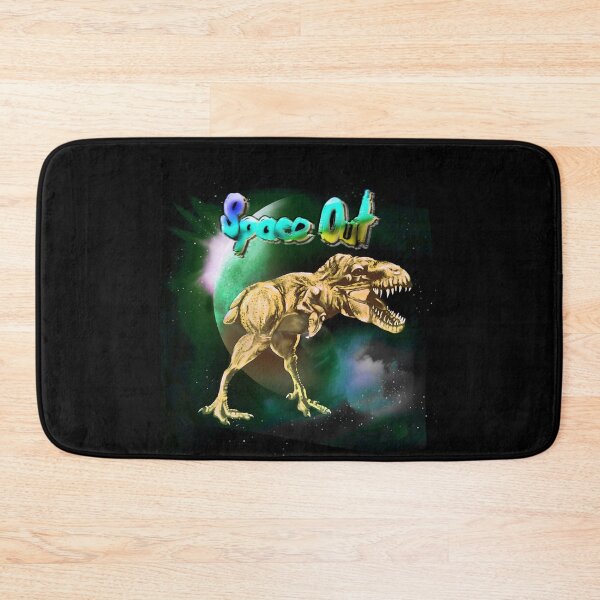 Aperçu de l'œuvre Space Out Dinosaur Chicken in Outer Space créée et vendue par iduzarts.