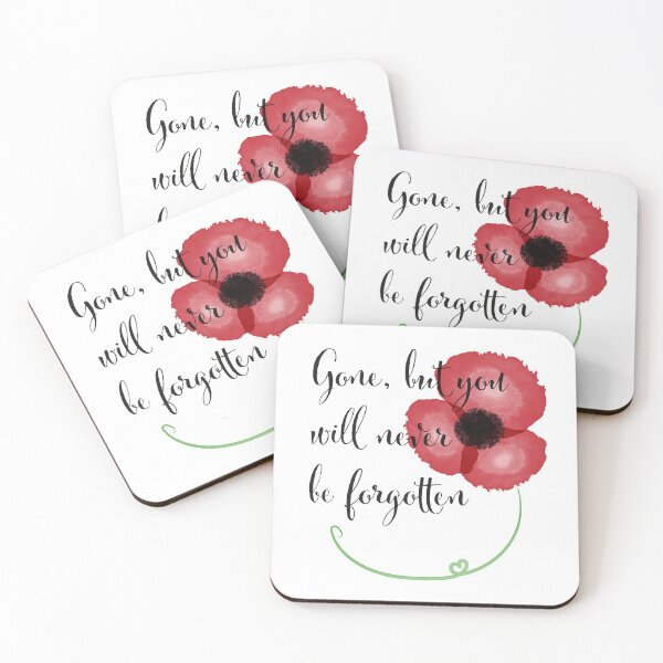 Item preview, poppy,gone but you will never be forgotten designed and sold by Deborah Regan.