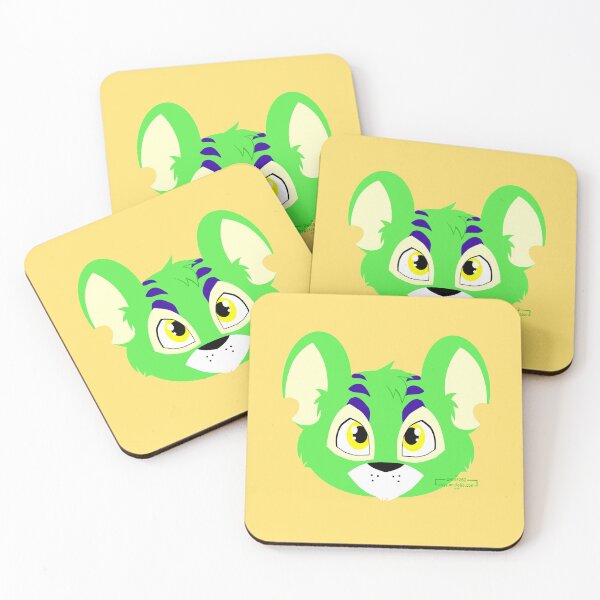 Item preview, Minimal Kougra (Green) designed and sold by DeRukoandCO.