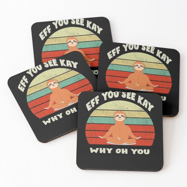 Item preview, You See Kay Why Oh You Sloth Yoga Vintage Funny designed and sold by Hamadax.