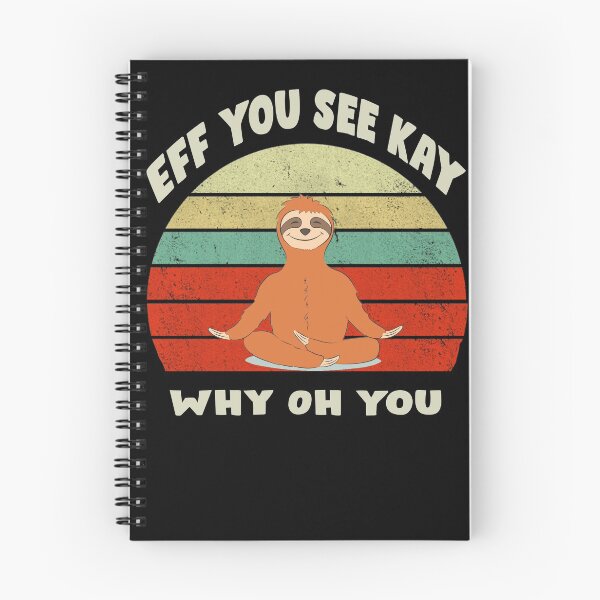 Item preview, You See Kay Why Oh You Sloth Yoga Vintage Funny designed and sold by Hamadax.