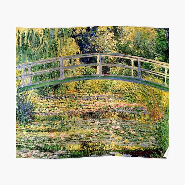 Claude Monet | Le Pont Japonais a Giverny | The Water Lily Pond Poster