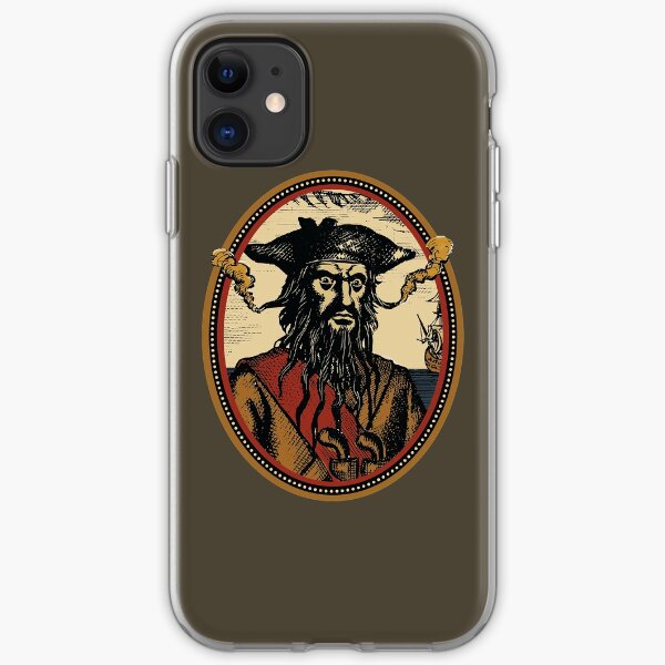 Black Beard iPhone Soft Case