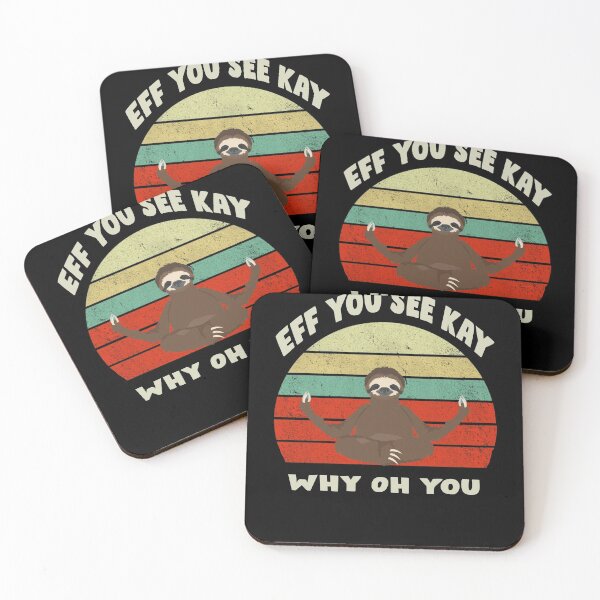 Item preview, You See Kay Why Oh You Sloth Yoga Vintage Funny designed and sold by Hamadax.