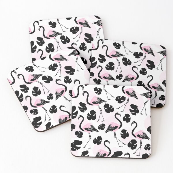 Item preview, Flamingo Tropical Exotic Seamless Pattern  designed and sold by Angela Cini.