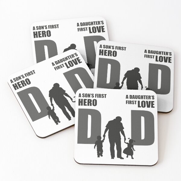 Item preview, Dad a son's first hero Daughter's first love father's day designed and sold by abdellaoui.