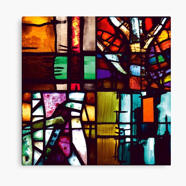 Coventry Stained Glass Canvas Print
