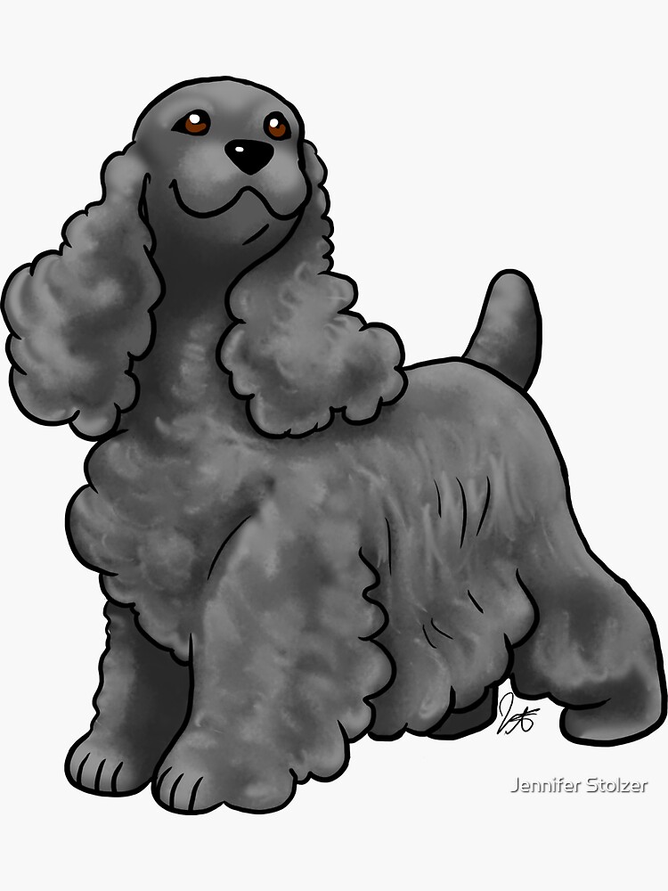 Cocker Spaniel - Black by jameson9101322