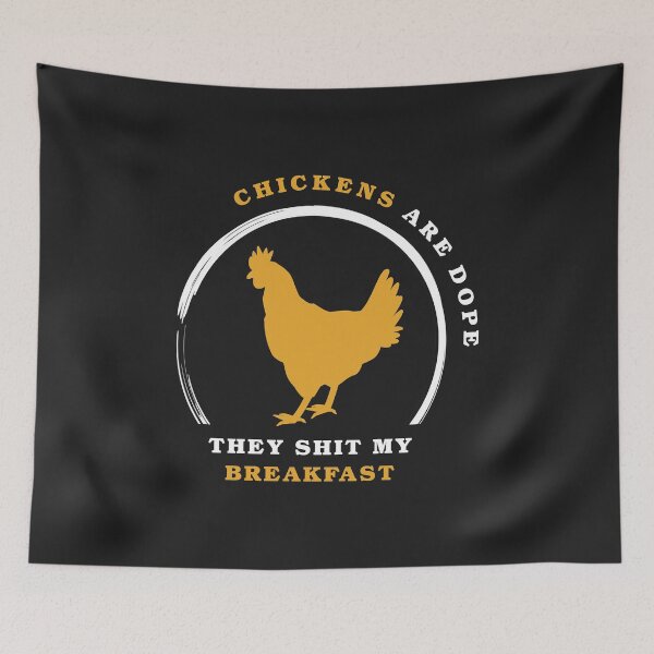 Item preview, Chicken funny saying, chicken, rooster, egg gift designed and sold by Kuma518.