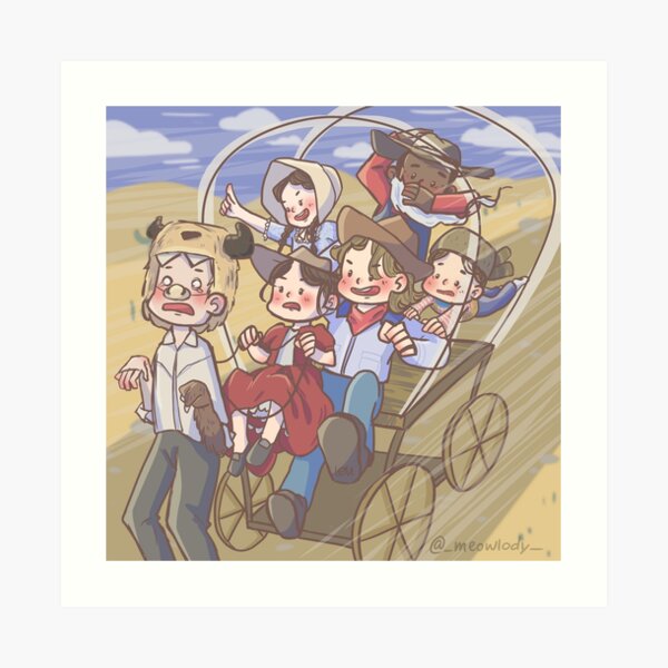 The Dikrats Family - Trail to Oregon STARKID Art Print