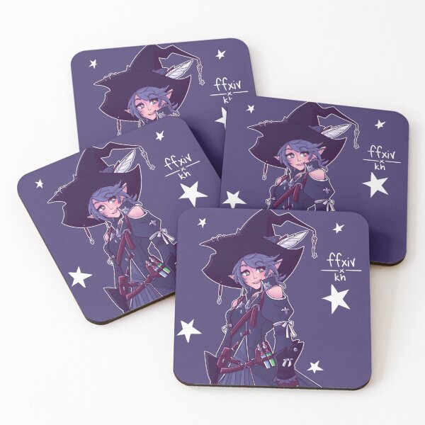 Item preview, FFXIV x KH - Black Mage Elezen Aqua designed and sold by DaPandaBanda.
