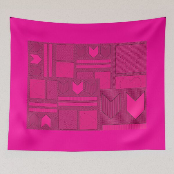 Item preview, Hearts and Stripes (Pink) designed and sold by PositiveWarfare.