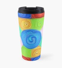 DeepDream Color Squares Visual Areas 5x5K v17 Travel Mug