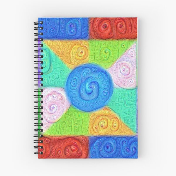 Item preview, DeepDream Color Squares Visual Areas 5x5K v17 designed and sold by blackhalt.