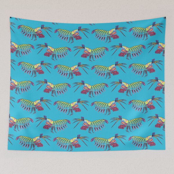 Item preview, Rainbow Peacock Mantis Shrimp designed and sold by NiceButton.