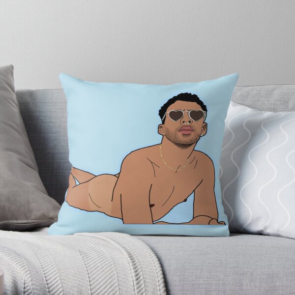 Bad Bunny (bleu bébé) Coussin
