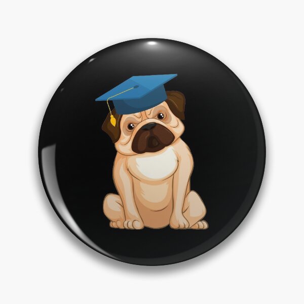 Item preview, Pug Graduation Cap designed and sold by Bendthetrend.