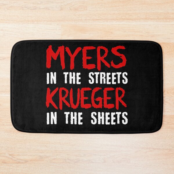 Item preview, Myers in the streets - Krueger in the sheets designed and sold by ninthstreet.