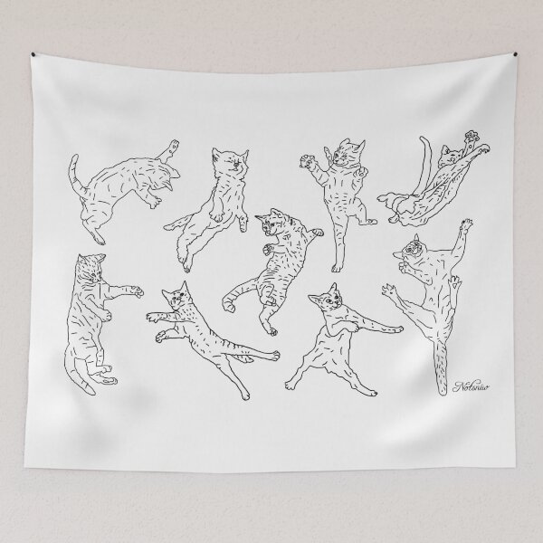 Item preview, Flying Cats designed and sold by NOTSNIW ART.