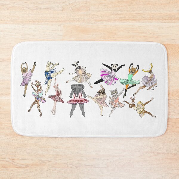 Item preview, Animal Ballerinas Vertical Pattern designed and sold by NOTSNIW ART.