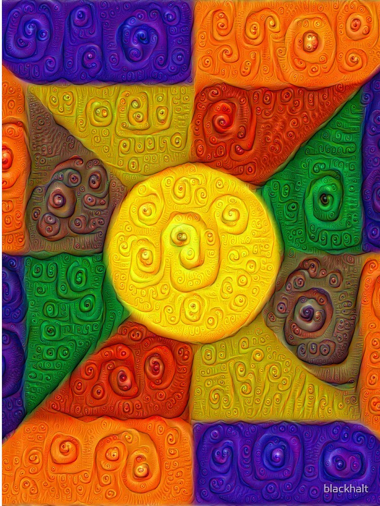 DeepDream Color Squares Visual Areas 5x5K v20 by blackhalt