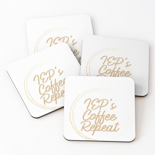 Item preview, IEPS, COFFEE, REPEAT designed and sold by EvyStickersx.