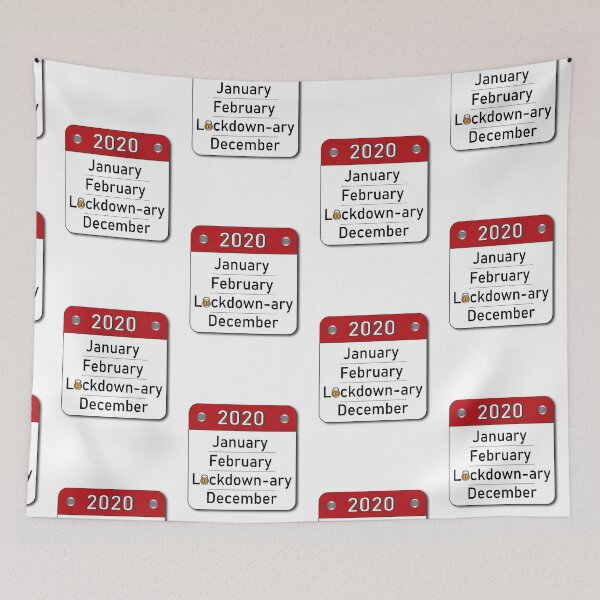 Item preview, 2020 sucks lockdown january february lockdownary december calendar  designed and sold by MelivabyMeryem.