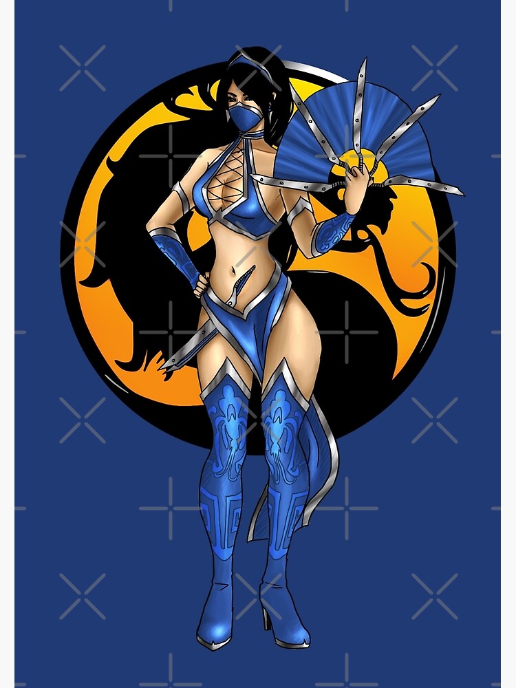 Mortal Kombat Kitana Spiral Notebook For Sale By Etoeto Redbubble