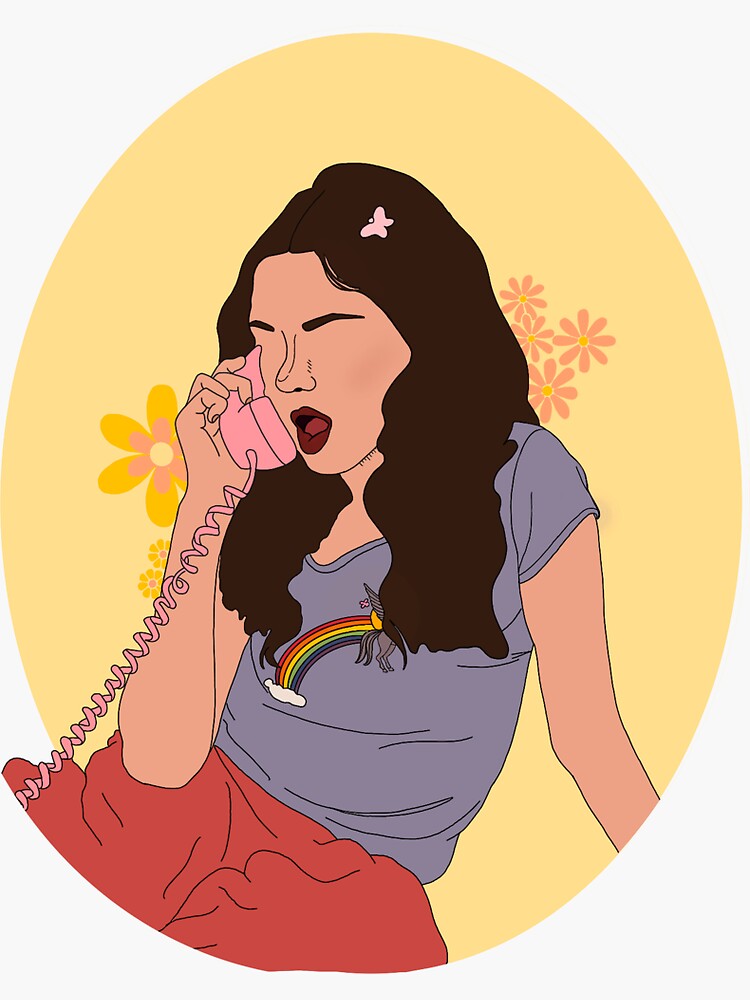 Retro Jackie That 70s Show Sticker For Sale By Aloekat Redbubble 5533