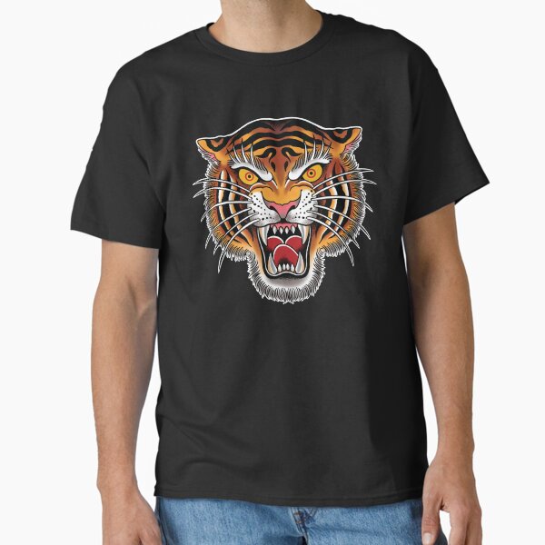 Artikel-Vorschau von Tigerkopf Tattoo Design, designt und verkauft von SevenRelics.