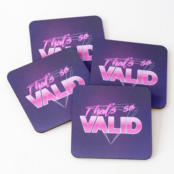 Item preview, That's So Valid 80s Retro Quote designed and sold by coronyas.