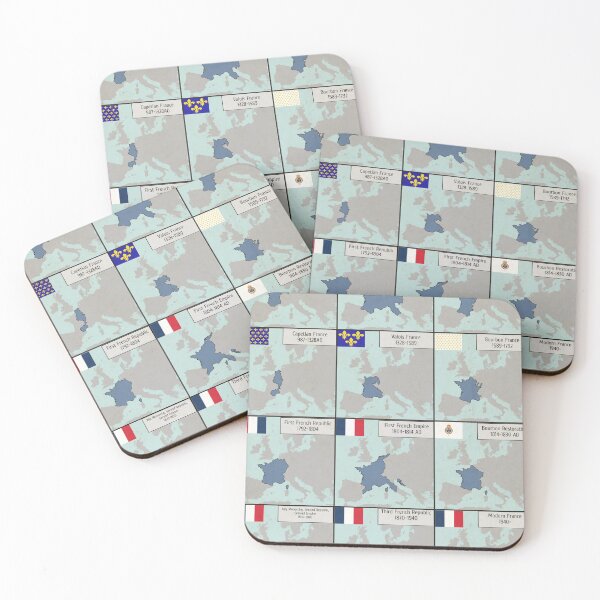 Item preview, France throughout the ages map designed and sold by Historystuff.